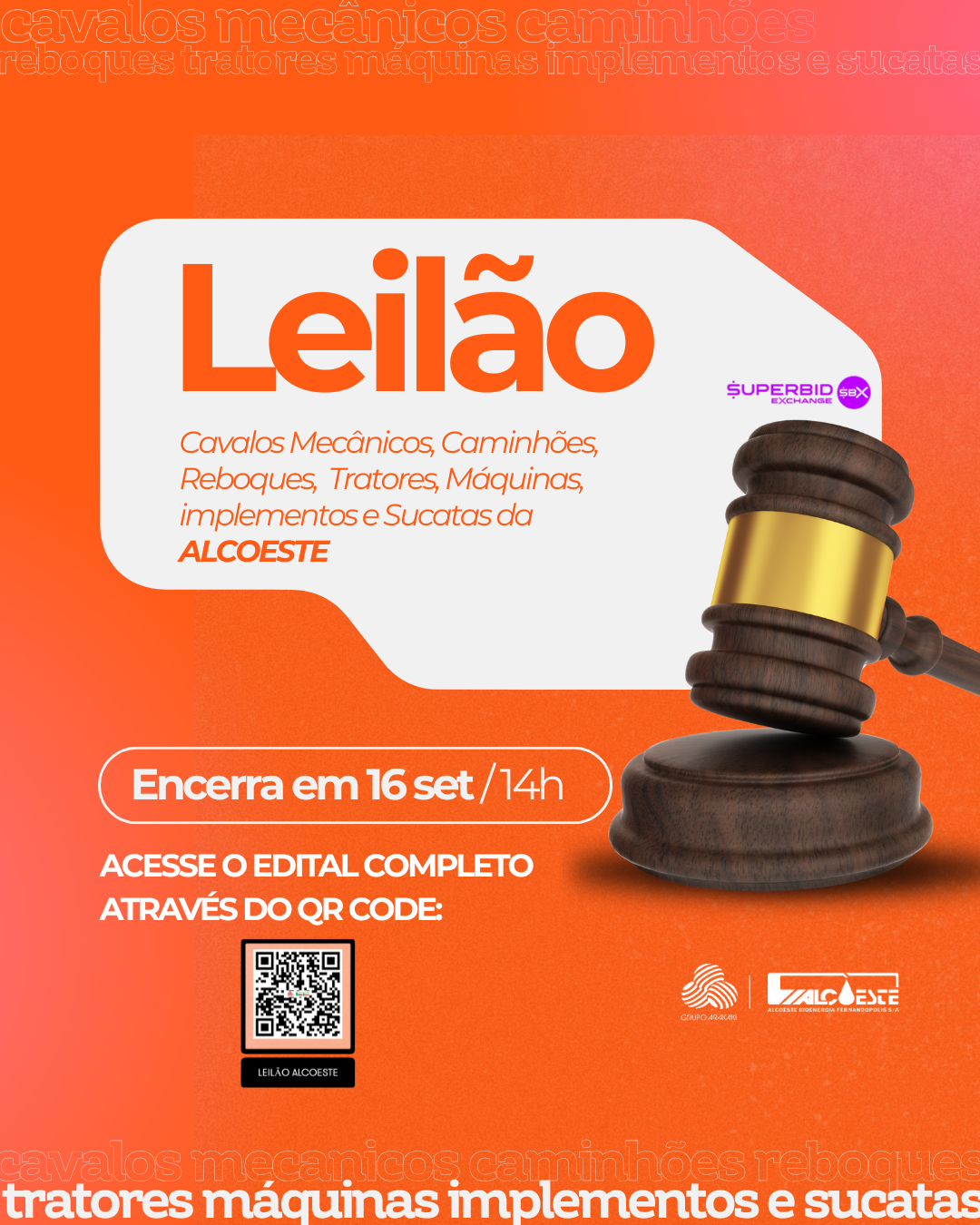 Leilão De Imóveis Empresa De Leilões Moderno Vermelho E Branco Post Para Instagram (1)